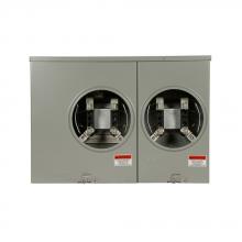 Eaton UHT2R1421BCH - MtrSkt,125A,Ringless,4-Jaw,OH/UG,2-Gang
