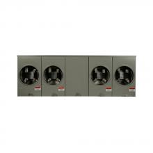 Eaton UT4R1121BCH - MtrSkt,100A,Ringless,4-Jaw,OH/UG,4-Gang