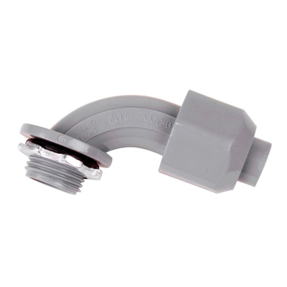 1/2"x90D NM ELBOW GREY SCREW-ON KWIKFLEX