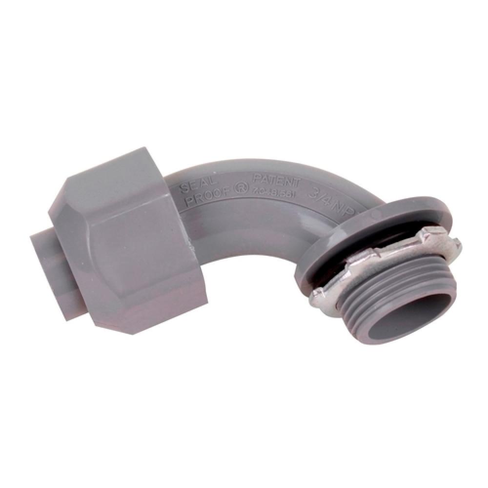 3/4"x90D NM ELBOW GREY SCREW-ON KWIKFLEX