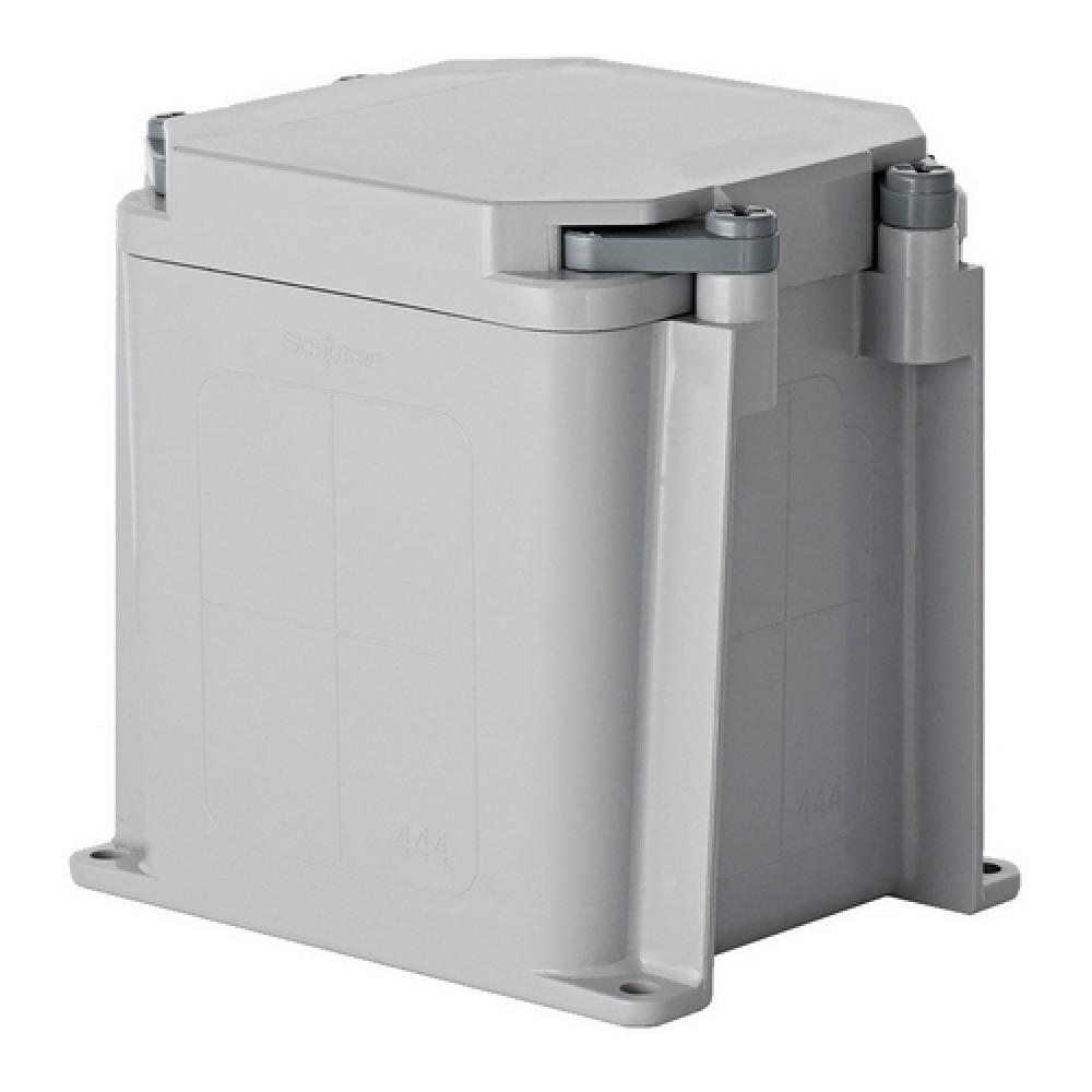 4"x4"x4" PVC JUNCTION BOX GREY SCEPT