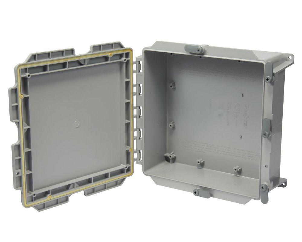 12"x12"x4" PVC JUNCTION BOX HINGED S