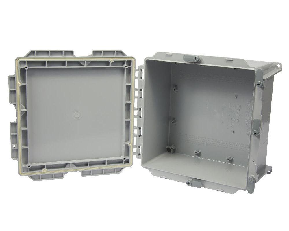 12"x12"x6" PVC JUNCTION BOX HINGED S