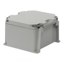 Ipex USA LLC 277004 - 6"x6"x4" PVC JUNCTION BOX GREY SCEPT