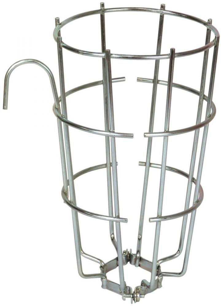 LAMP GUARD (7/9), 5"W X 8.75"L ZINC PLT