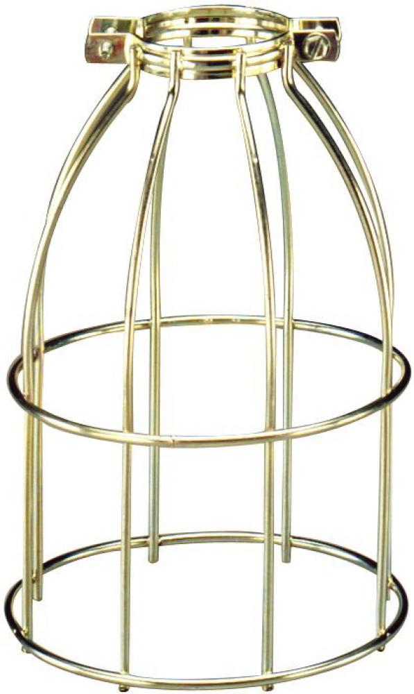 LAMP GUARD SL, 4.75"W X 7"L ZINC PLT