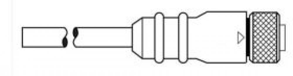 MIN-SYNC SGL END FEM STR 3P 30' PVC SS