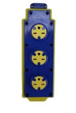 Ericson 7004 - OUTLET BX-TRI-TAP 15A 250V 6-15R