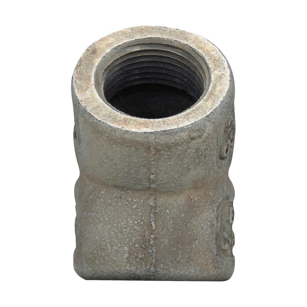 2-1/2 NPT IRON 45 DEG FEMALE DIV 1 ELBOW