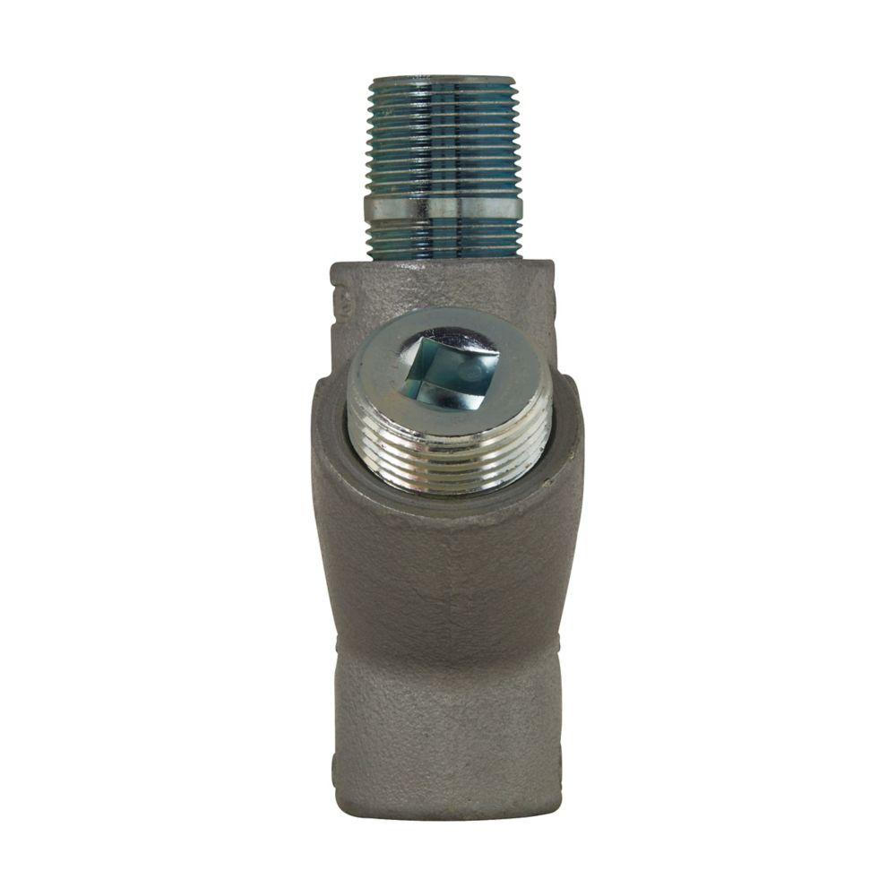 1/2 NPT THRU MALE/FEM AL VERT SEAL FTG