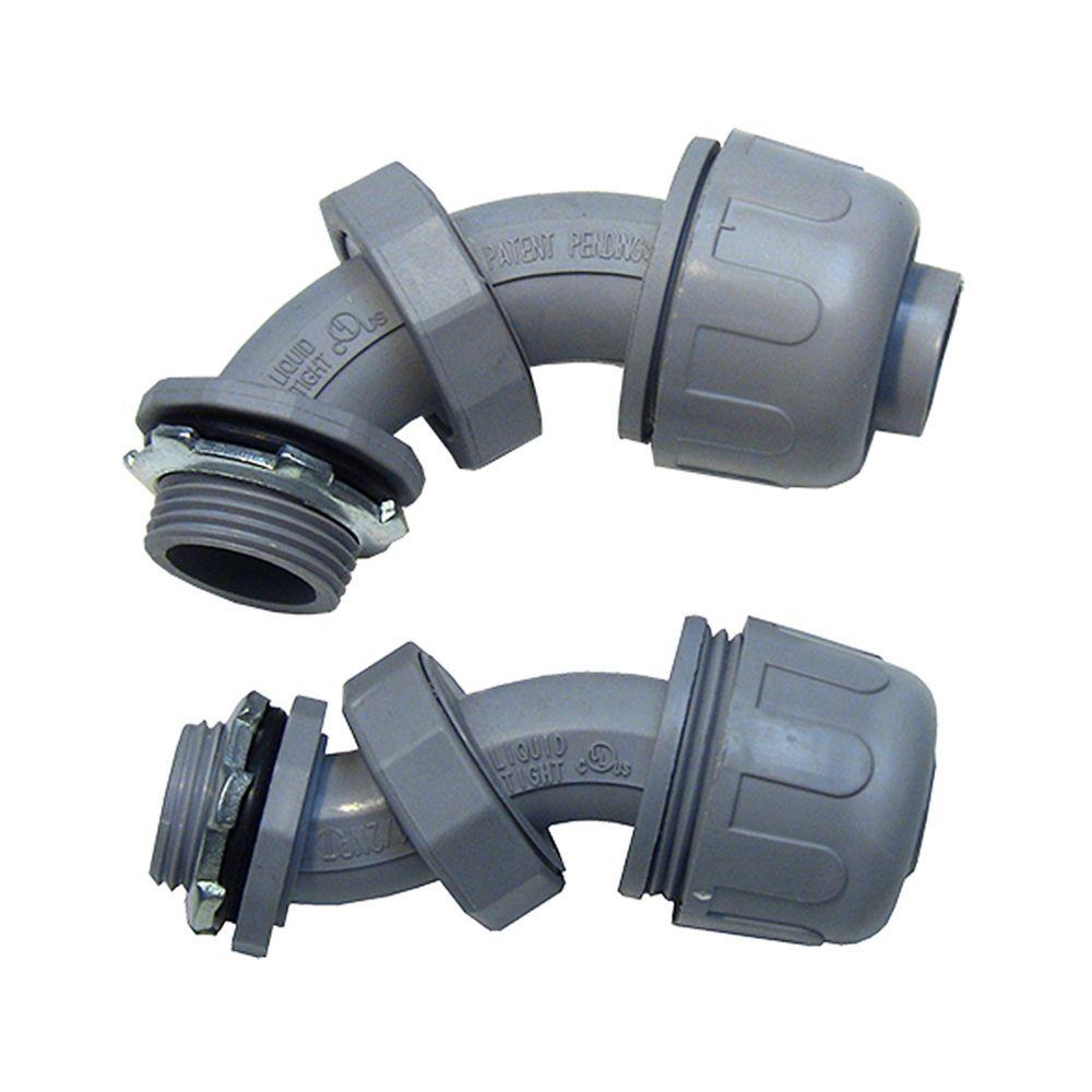 3/4 LT UNIVERSAL 90 DEG CONN NONMETALLIC