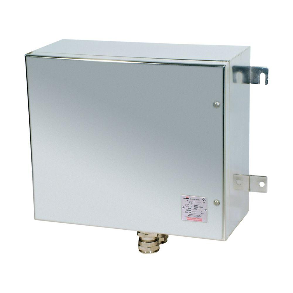 HINGE CVR 3 GLAND PLATES PAINT FNSH