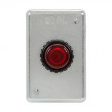Eaton Crouse-Hinds DS24 - SGL GNG SHT STEEL SURFACE CVR RED JEWELL