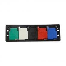 Eaton Crouse-Hinds E0200-1687 - E0200 F 5 POSI PANEL GR WH BK RD BL