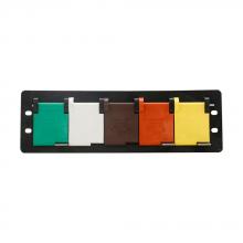 Eaton Crouse-Hinds E0200-1662 - E0200 M 5 POSI PANEL GR WH BK RD BL