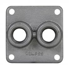 Eaton Crouse-Hinds RSMP11 - 1/2 2 HUB PLT 4 1/2 X 4 SIDE RSM/RSS BX