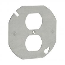 Eaton Crouse-Hinds TP336 - 4 OCT BOX CVR FLT DUPLEX REC