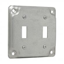 Eaton Crouse-Hinds TP508 - 4 SQ BOX 2 TGL SURF CVR
