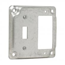 Eaton Crouse-Hinds TP515 - 4 SQ BOX 1 TGL 1 GFCI REC SURF CVR