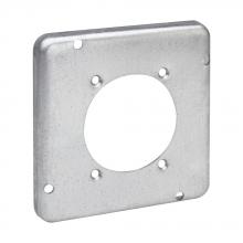 Eaton Crouse-Hinds TP734 - 4 11/16 SQ 1 PWR OUT 2 1/2 DIA SURF CVR