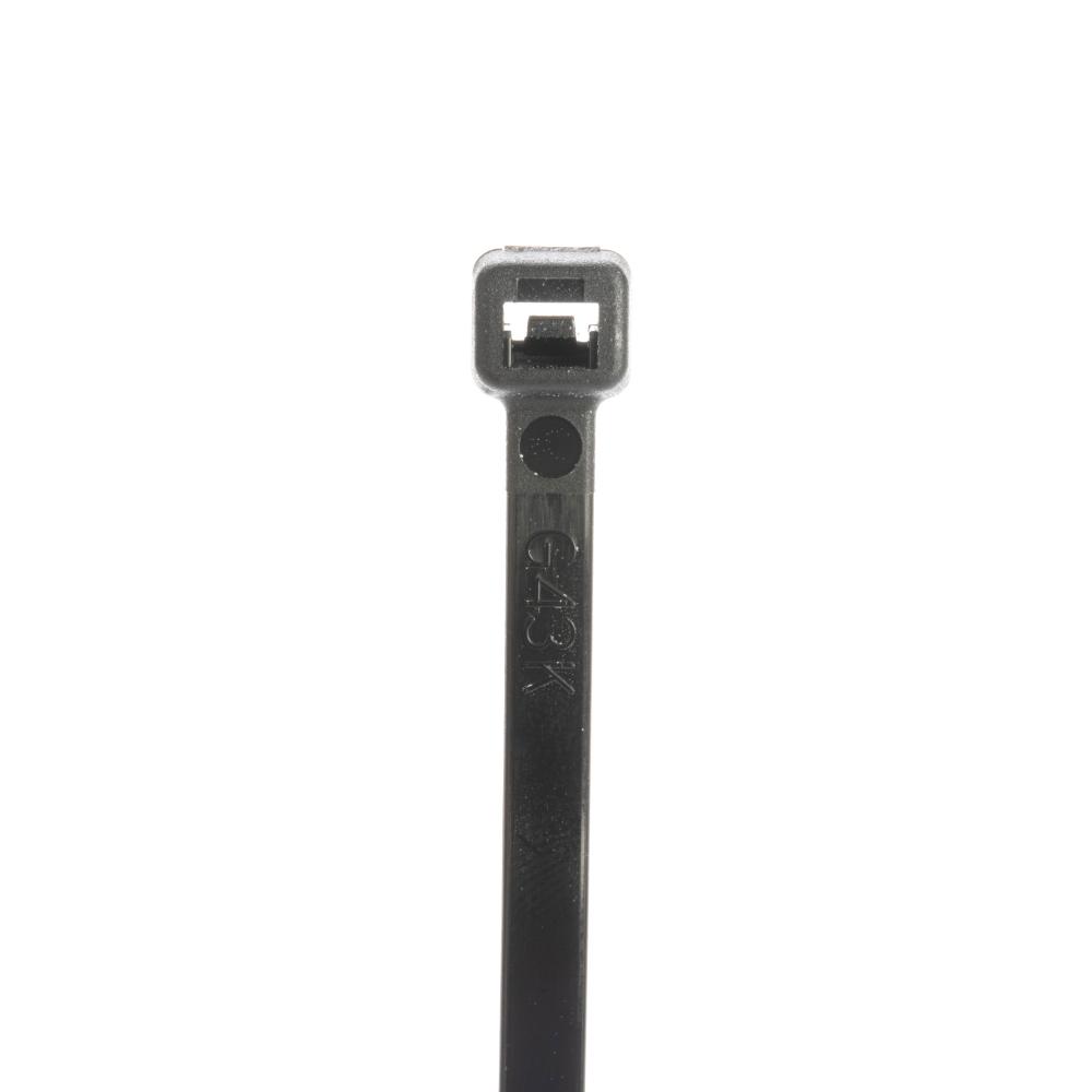 StrongHold™ S24-120-L0 Cable Tie, Black, PA 6.