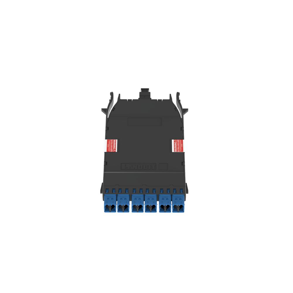 HD Flex™ MPO-LC Cassette, OS2, 12 Fiber, Unive