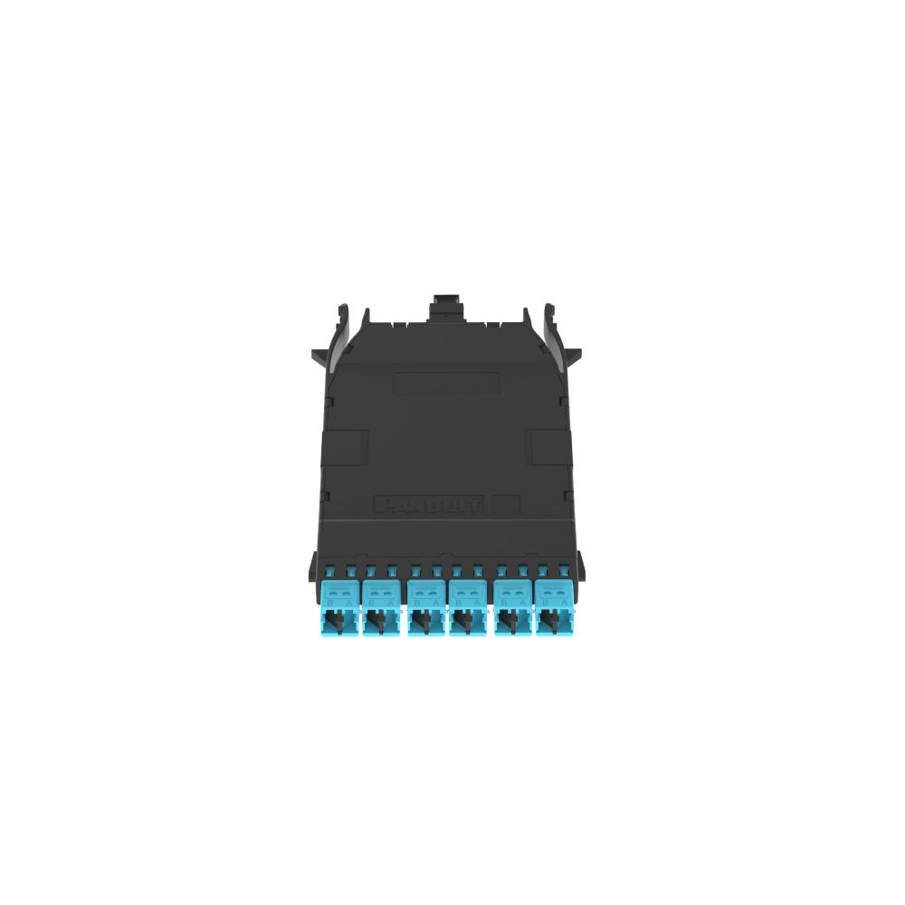 HD Flex™ MPO-LC Cassette, OM4, 12 fiber, Unive