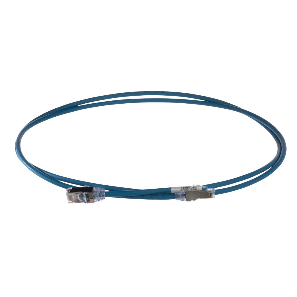 Cat6A,28AWG,SHLDPC,CM/LSZH,BU,15M