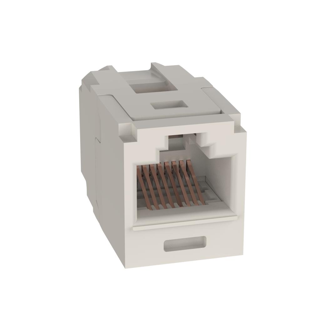 Mini-Com® Cat 6 UTP RJ45 Coupler Module, IW