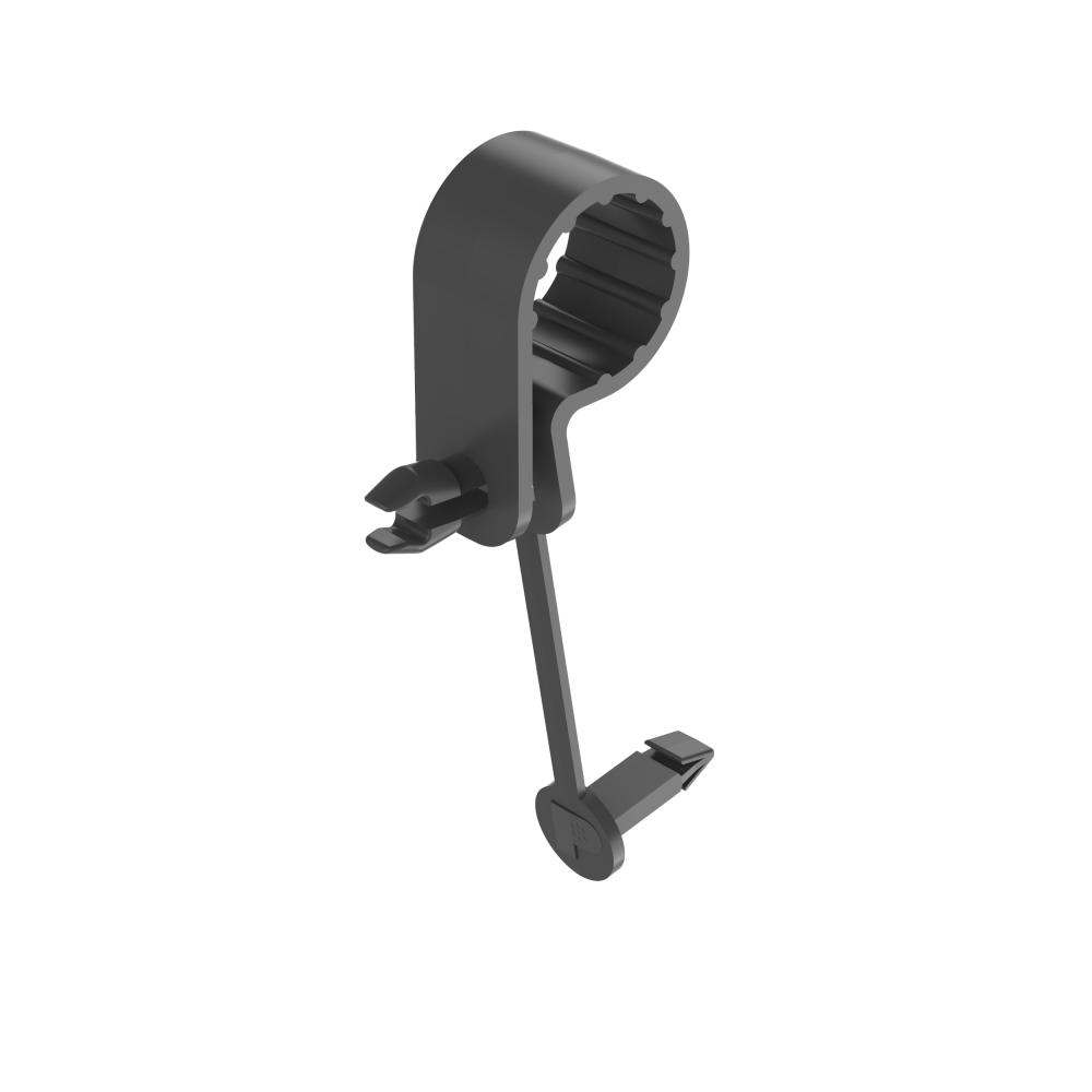 Pan-Clamp™ PC075-H25D-D0 Fixed Diam Clamp, Blk