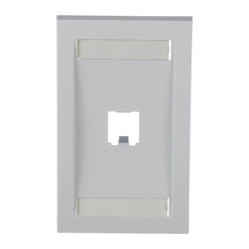 Mini-Com® Faceplate, 1 Port, White