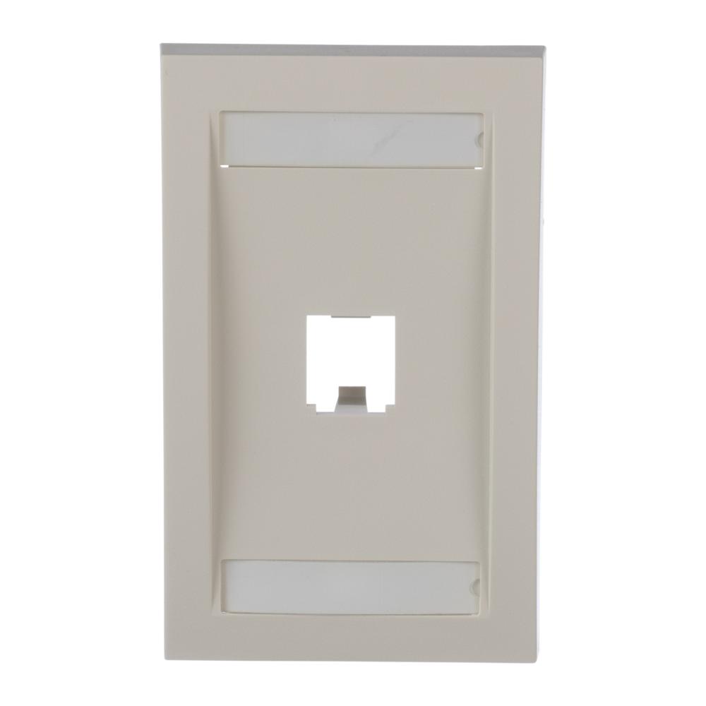 Mini-Com® Faceplate, 1 Port, Off White