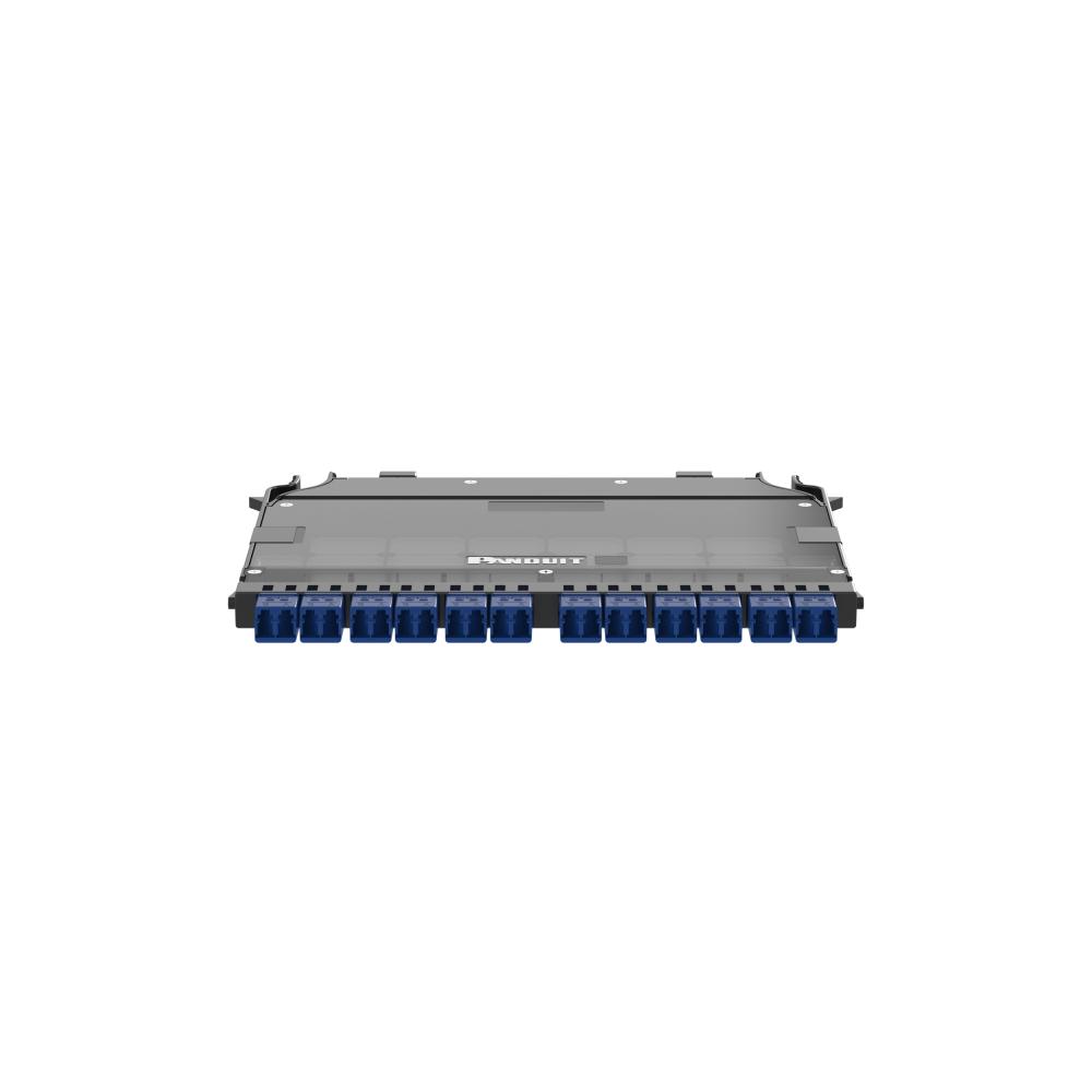 HD Flex™ MPO-LC Cassette, OS2, 24 Fiber, Metho
