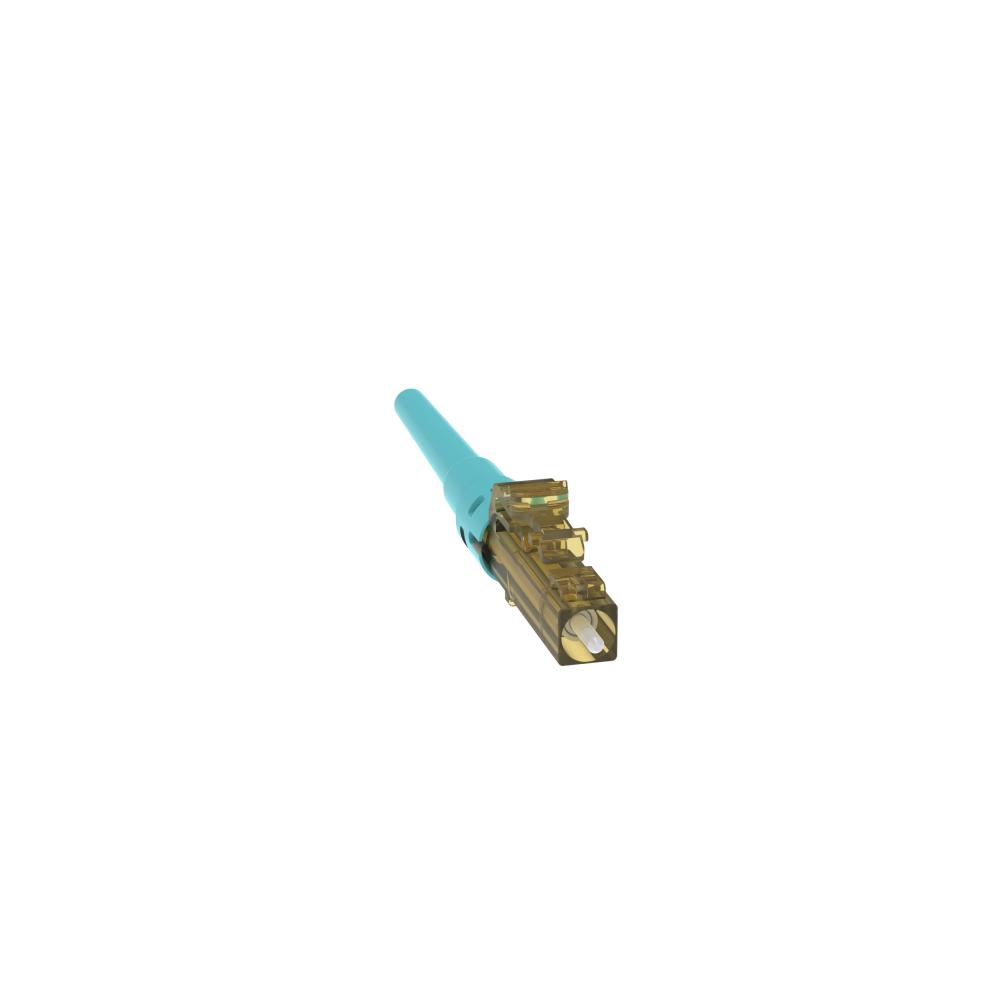 OptiCam® LC Simplex, 50µm OM3/4/5, Aqua Boot (
