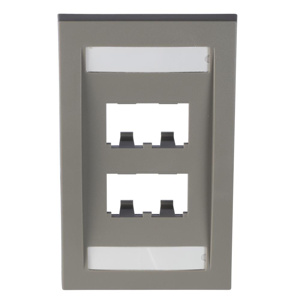 Mini-Com®, Executive, Faceplate, 4 port, Intern
