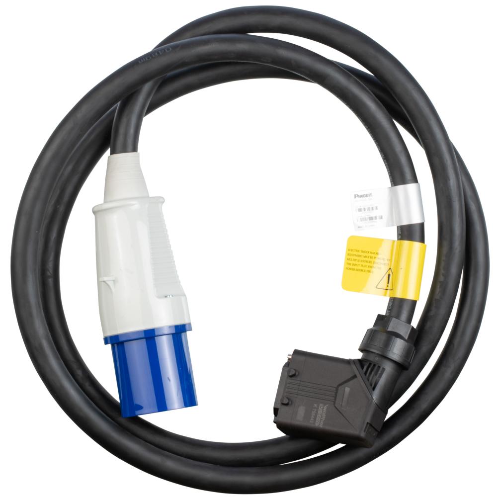 UPDU to IEC 60309 3P+E 9h 60A (IP44), CORD SET,
