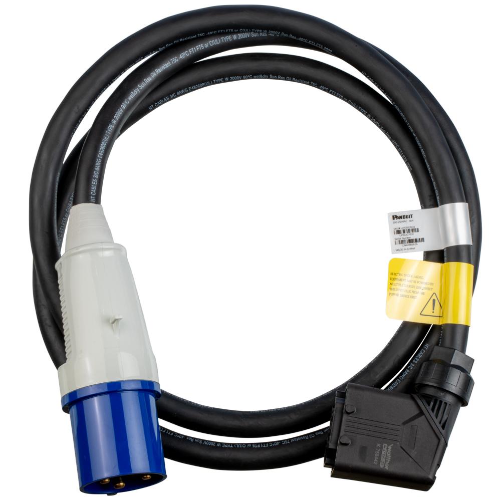 UPDU to IEC 60309 2P+E 6h 60A (IP44), CORD SET,