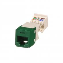 Panduit CJ688TGGR-24 - Mini-Com® UTP RJ45 Cat 6 TG Jack Module, Green