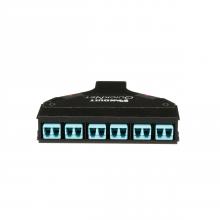Panduit FQSA-12-10AS - QuickNet™ SFQ MPO-LC Cassette, OM4+, 12 Fiber,