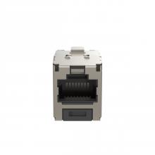 Panduit CJS688TGY-24 - Shielded RJ45 Cat 6 TG Jack Module, Black