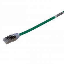 Panduit STP28X1MGR - Cat 6A 28 AWG Shielded Patch Cord, 1 m, Green