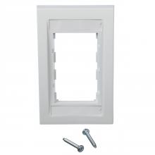 Panduit CBEWHY - Faceplate Frame, Single Gang, White