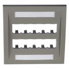 Panduit CFPE10IG-2GY - Mini-Com®, Executive, Faceplate, 10 port, Inter