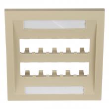 Panduit CFPE10EI-2GY - Mini-Com®, Executive, Faceplate, 10 port, Elect