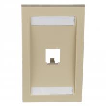 Panduit CFPE1EIY - Mini-Com®, Executive, Faceplate, 1 port, Electr