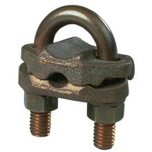 Panduit GPL-75-X - Bronze Grounding Clamp, U-Bolt, #4 SOL-2