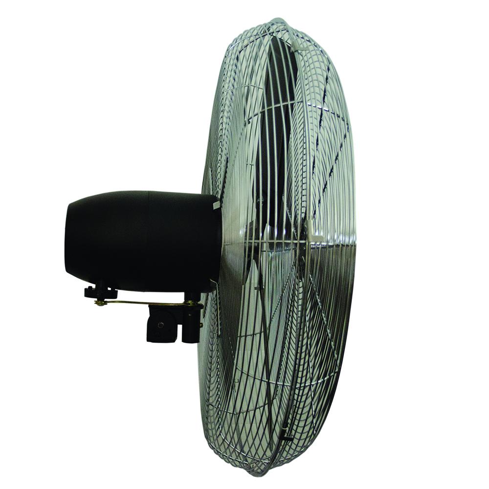 24" Com Osc Circ, 1/4HP, 3 Spd, Wall