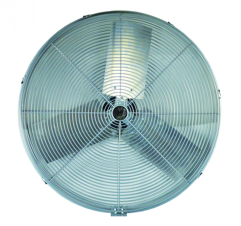 24" Ind Asmbld Super Duty Fan - Gray