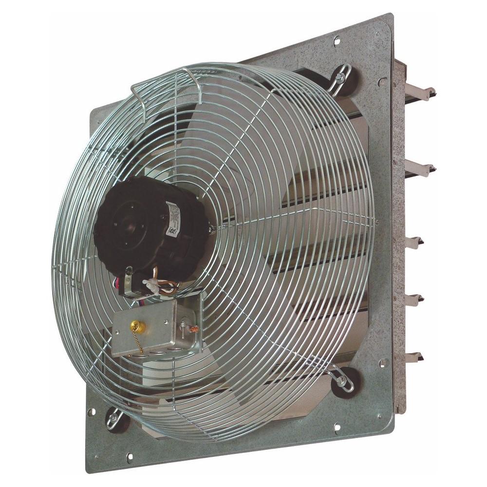 12" Dir Drv Ex Shutter Mtd Fan