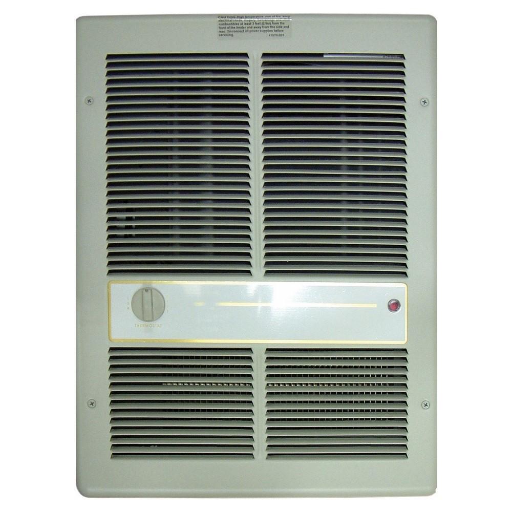 3000W 277V Frcd Will Htr, SP Stat, Wht
